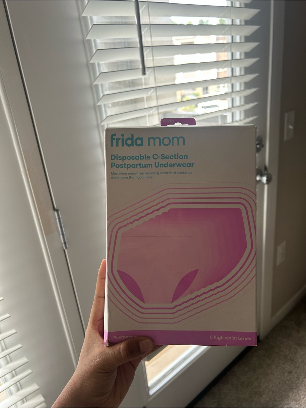 frida mom Pink Disposable C-Section Postpartum Underwear